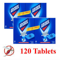 Aroxol Mosquito Insect Repellent Mat Tablets - 120 Tablets Refills - No Box 03885e - Otros & Sin Clasificación