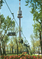 VIENNA, DANUBE TOWER, ARCHITECTURE, CHAIRLIFT, PARK, AUSTRIA, POSTCARD - Other & Unclassified