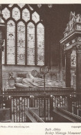 Postcard - Bath Abbey - Bishop Montagu Monument - Dated On  Rear 5-8-1955 - Very Good - Unclassified