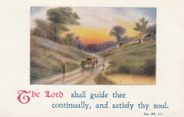 Postcard - The Lord Shall Guide Thee, - Isa 58.11 - No Card No. - Very Good - Ohne Zuordnung