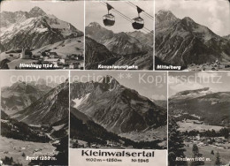 72162728 Kleinwalsertal Hirschegg Kanzelwandbahn Mittelberg Riezlern Baad Alpenp - Altri & Non Classificati