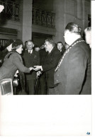 Photo :  80ème Anniversaire Edouard Herriot , Congrès Du Conseil Des Communes D'europe . En 1952 . - Europa