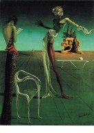 CPSM Salvador Dali-Femme à Tête De Roses    L2647 - Paintings