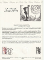 FRANCE    Document "Collection Historique Du Timbre Poste"   La France à Ses Morts    N° Y&T  2389 - Postdokumente