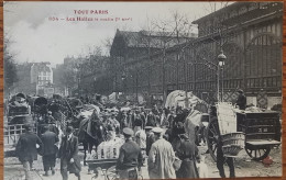 CPA PARIS 75 - 884 - Les Halles Le Matin - Collection F. Fleury - "Tout Paris" Excellent état   2 Scan Recto/verso - District 01