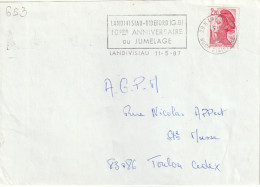 FLAMME  TEMPORAIRE  29 N  LANDIVISIAU - Mechanical Postmarks (Advertisement)