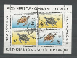 Cyprus Turk 1992 Turtles S/S  Y.T BF 11  (0) - Oblitérés