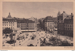 Dresden Postplatz Tram - Strassenbahnen