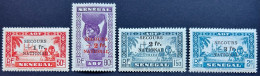 SENEGAL - 1941 - N°YT. 173 à 176 - Secours National - Neuf ** /MNH - Unused Stamps