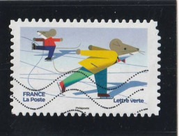 FRANCE  2022  Y&T 2224 Lettre Verte Oblitéré - Used Stamps