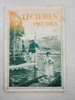 Lectures Pour Tous 15 Août 1919 - Andere & Zonder Classificatie