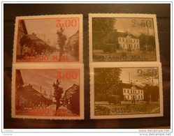 NASSJO Nassjö Mail 2 Different Nuances Local Stamp Sweden - Local Post Stamps