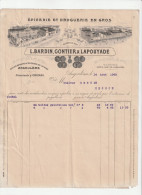 16-L.Bardin, Gontier & Lapouyade...Epicerie & Droguerie En Gros..Angoulême ..(Charente)...1905 - Other & Unclassified
