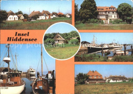 72159215 Insel Hiddensee Vitte Kloster Fischerhaeuser Hafen HO Gaststaette Insel - Andere & Zonder Classificatie