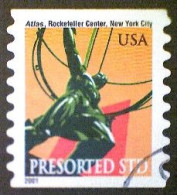 United States, Scott #3520, Used(o), 2001, PreSorted Mail: Atlas, (10¢) - Used Stamps