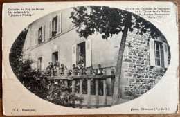 Colonies Puy-de-Dôme - Les Enfants à La Joyeuse Nichée - Oeuvre Des Colonies De Vacances De La Chaussée Du Maine, Paris - Autres & Non Classés