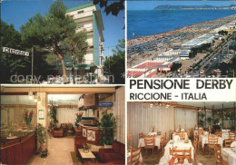 72159160 Riccione Pensione Derby Restaurant Strand Riccione - Autres & Non Classés