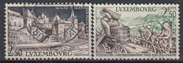 LUXEMBOURG 593-594,used,falc Hinged - Used Stamps