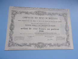 MINES DE MOUZAIAS (algérie) 1853 - Other & Unclassified