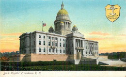 Providence, Rhode Island, USA - Le Capitol - Illustrated Postal Card Co New-York - Germany - Providence