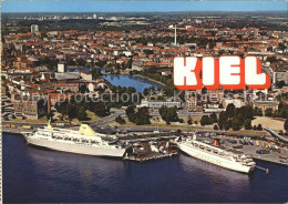 72159091 Kiel Oslo Kai Faehre Passagierschiff Innenstadt Fliegeraufnahme Kiel - Kiel