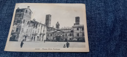 CARTOLINA ALBA- PIAZZA ELVIO PERTINACE- VIAGGIATA 1946 - Cuneo