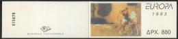 Grèce - Griechenland - Greece Carnet 1993 Y&T N°C1819 - Michel N°MH16 *** - EUROPA - Postzegelboekjes