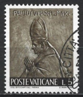 Vatican City 1966. Scott #423 (U) Pope Paul VI - Oblitérés