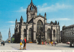 Postcard St Giles Cathedral Edinburgh Scotland [ John Hinde ] My Ref B26489 - Midlothian/ Edinburgh