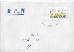 Postzegels > Azië > Israël >aangetekende Brief Met 1 Postzegel (17924) - Autres & Non Classés