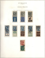 REGNO - PUBBLICITARI 1924/1925 - La Serie Completa Annullata è Formata Da 21 Val.(Catalogo 20 E 21 NON EMESSI TL) - Pubblicitari