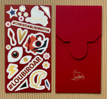 CC Chinese New Year 2023 STICKERS + ENVELOPE 'LOUBOUTIN' YEAR Of The RABBIT CHINOIS Red Pockets CNY - Modernes (à Partir De 1961)