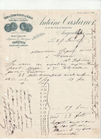 16-A.Castaner.. Vins & Spiritueux En Gros, Vins Fins & Liqueurs..Angoulême ..(Charente)...1913 - Andere & Zonder Classificatie