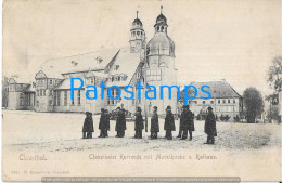 229381 GERMANY CLAUSTHAL CLAUSTHALER KURRENDE WITH MARKKIRCHE TOWN HALL POSTAL POSTCARD - Other & Unclassified