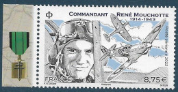 Poste Aérienne Commandant René Mouchotte Du Feuillet Indivisible De 10 Timbres (2023) Neuf** - Unused Stamps