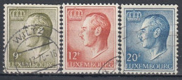 LUXEMBOURG 919-921,used,falc Hinged - Gebraucht