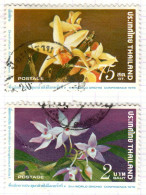 T+ Thailand 1978 Mi 861 864 Orchideen - Thailand