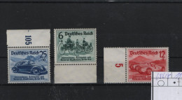 Deutsches Reich  Michel Kat.Nr Postfr/** 686/688 - Unused Stamps