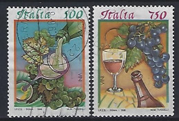 Italy 1996  Italienische Speisen  (o) Mi.2422-2423 - 1991-00: Gebraucht