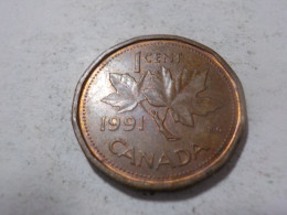 CANADA  1991 1Cents - Canada