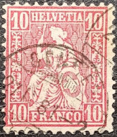 HELVETIA . Y&T N°43. Mi N°30 - Cachet De Genève......... - Usati