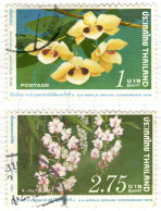 T+ Thailand 1978 Mi 862 865 Orchideen - Thailand