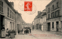 Fère-en-Tardenois La Grande Rue Devanture Demoulin Mécanicien Aisne 02130 N°5922 Cpa Voyagée En 1909 En TB.Etat - Fere En Tardenois