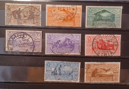 Italia Regno 1930 Serie Virgilio Usata 7 Valori + Posta Aerea C.50 - Oblitérés