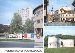 72157494 Karlovac Strassenpartie Hochhaus Denkmal Croatia - Croatie