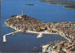 72157488 Rovinj Istrien Altstadt Hafen Fliegeraufnahme Croatia - Croatia