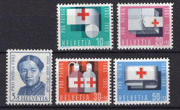 A1719 - SWITZERLAND Yv N°711/15 ** Pro Patria Fete Nationale - Unused Stamps