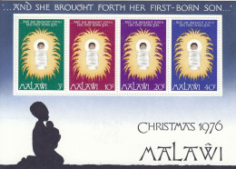 MALAWI Block 46,unused,Christmas 1976 (**) - Malawi (1964-...)