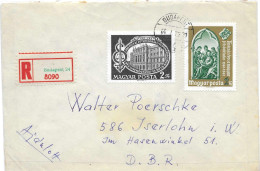Postzegels > Europa > Hongarije > Aangetekende Brief Met 2  Postzegels (17929) - Sonstige & Ohne Zuordnung