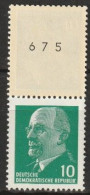 DDR 1961 MiNr.846 R  3er Streifen Walter Ulbricht ( B2909) - Unused Stamps